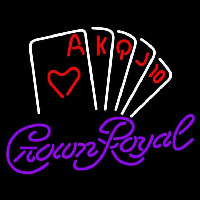 Crown Royal Poker Series Beer Sign Neontábla