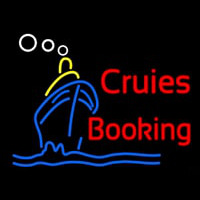 Cruise Booking Neontábla
