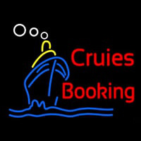 Cruise Booking Neontábla