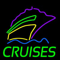 Cruises With Logo Neontábla