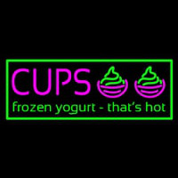 Cups Frozen Yogurt Neontábla