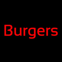 Cursive Burgers Neontábla