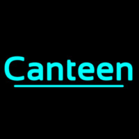 Cursive Canteen Neontábla