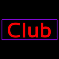 Cursive Club Neontábla