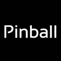 Cursive Letter Pinball 1 Neontábla