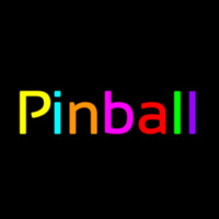Cursive Letter Pinball 2 Neontábla