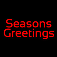 Cursive Seasons Greetings Neontábla