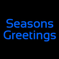 Cursive Seasons Greetings Neontábla