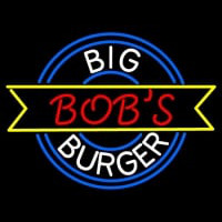 Custom Big Bobs Burger  Neontábla