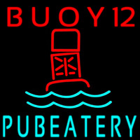Custom Buoy 12 Pub Eatery Neontábla