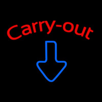 Custom Carry Out 1 Neontábla