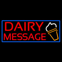 Custom Dairy On Logo Neontábla