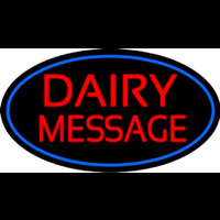 Custom Dairy On Logo Neontábla