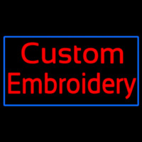 Custom Embroidery Border Neontábla