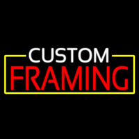 Custom Framing Neontábla