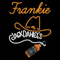 Custom Frankie Rare Jack Daniels Whiskey Cowboy Hat Neontábla