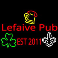 Custom Lefaive Pub Est 2011 Neontábla