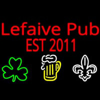 Custom Lefaive Pub Est 2011 Neontábla