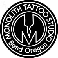 Custom Monolith Tattoo Studio Logo 3 Neontábla
