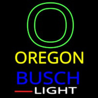 Custom Oregon Wings With Busch Light Real Neon Glass Tube Neontábla