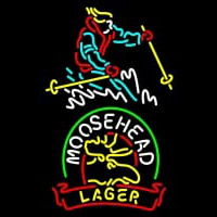 Custom Steamboat Moosehead Beer Neontábla