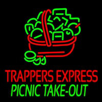 Custom Trappers E press Picnic Take Out Neontábla