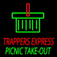 Custom Trappers E press Picnic Take Out Neontábla