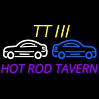 Custom Tt 3 Hot Rod Tavern Car Logo 2 Neontábla