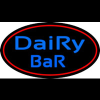Dairy Bar With Logo Neontábla