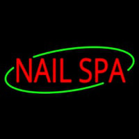 Deco Style Red Nails Spa Neontábla