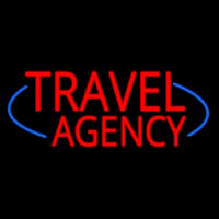 Deco Style Travel Agency Neontábla