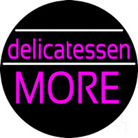 Delicatessen More Neontábla