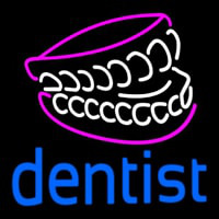 Dentist Tooth Logo Neontábla