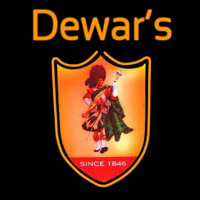 Dewars Scotchman Neontábla