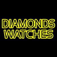 Diamonds Watches Neontábla
