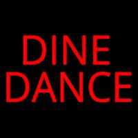 Dine Dance Neontábla
