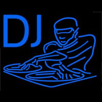 Dj Disc Jockey Disco Music 1 Neontábla