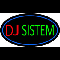 Dj System Block 2 Neontábla