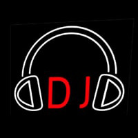 Dj With Logo 4 Neontábla
