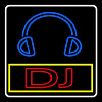 Dj With Logo Neontábla