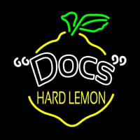 Docs Hard Lemon Neontábla