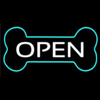 Dog Bone Open 2 Neontábla