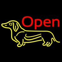Dog Flashing Open 2 Neontábla