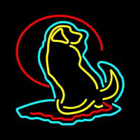 Dog Logo Neontábla