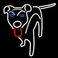 Dog Logo Neontábla