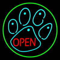 Dog Open Logo 5 Neontábla