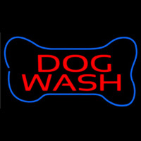 Dog Wash With Bone Neontábla
