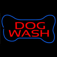 Dog Wash With Bone Neontábla