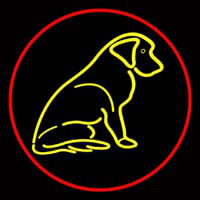 Dog With Logo 1 Neontábla