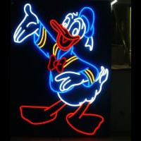 Donald Duck Neontábla